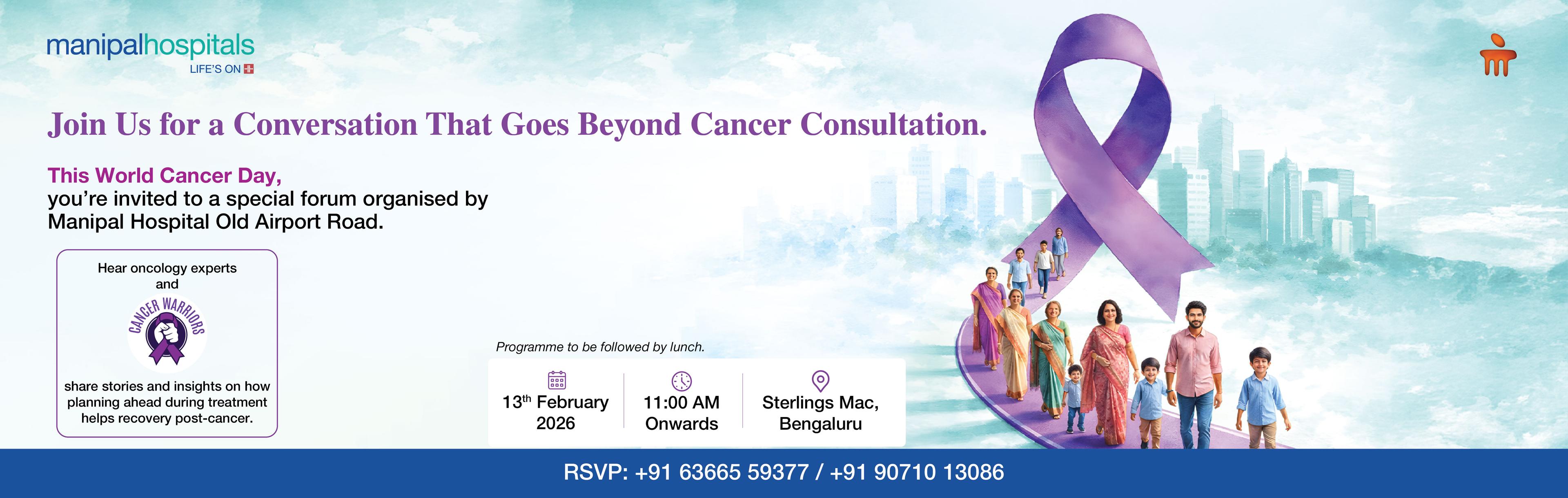 A conversation that goes beyond cancer care